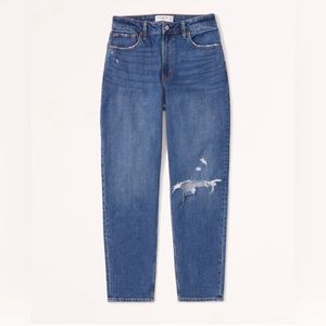 Abercrombie Curve Love high rise mom jeans